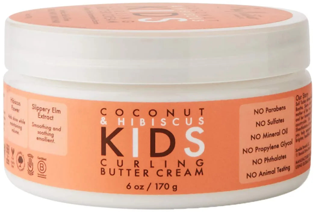 Shea Moisture Coconut & Hibiscus KIDS Curling Butter Crème 6 oz Secondary image