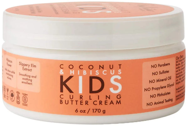 Shea Moisture Coconut & Hibiscus KIDS Curling Butter Crème 6 oz