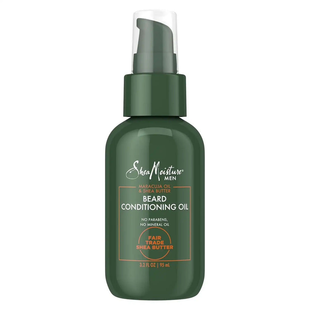 SheaMoisture Beard Conditioning Oil for a Full Beard Maracuja Oil and Shea Butter to Moisturize and Soften 3.2 oz
