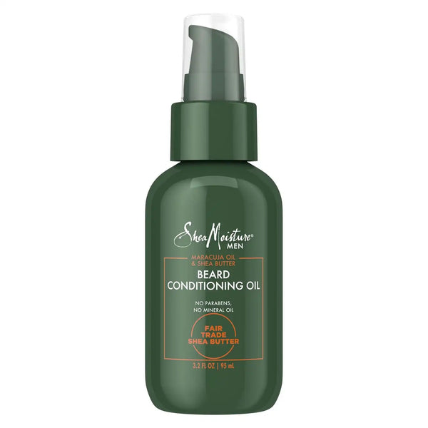 SheaMoisture Beard Conditioning Oil for a Full Beard Maracuja Oil and Shea Butter to Moisturize and Soften 3.2 oz