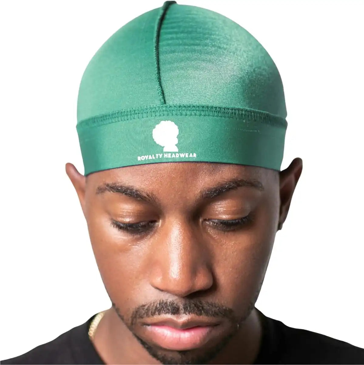 Royalty Headwear Silky Wave Cap for 360, 540 & 720 Waves, Soft Breathable Durag Skull Cap Beanie for Men Main image