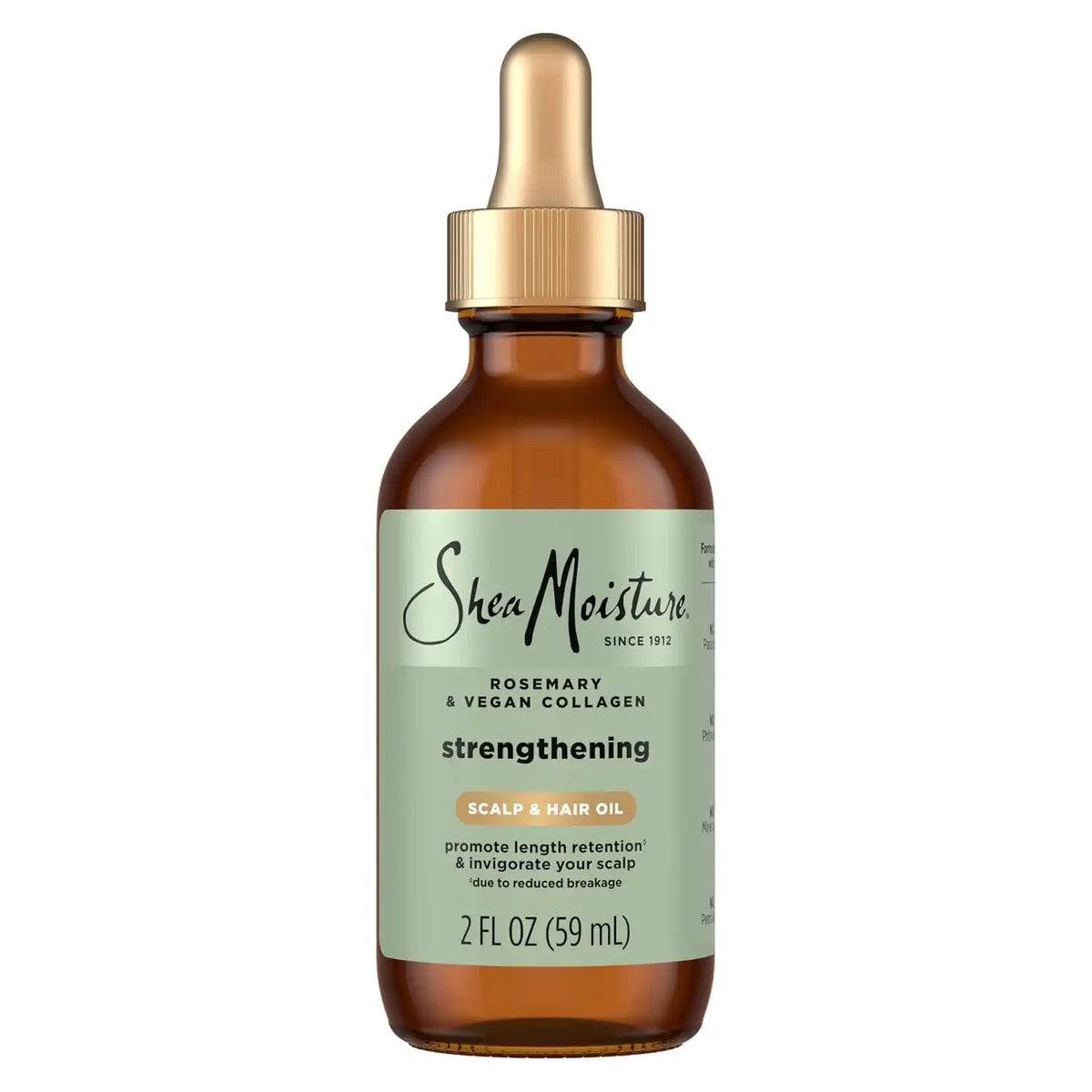 Shea Moisture Strengthening Scalp & Hair Oil Rosemary & Vegan Collagen to Protect Scalp & Strengthen Hair W/ScalpBoost Technology For A Cooling Sensation W/ScalpBoost Technology, 2 Fl Oz (Pack of 12) Main image