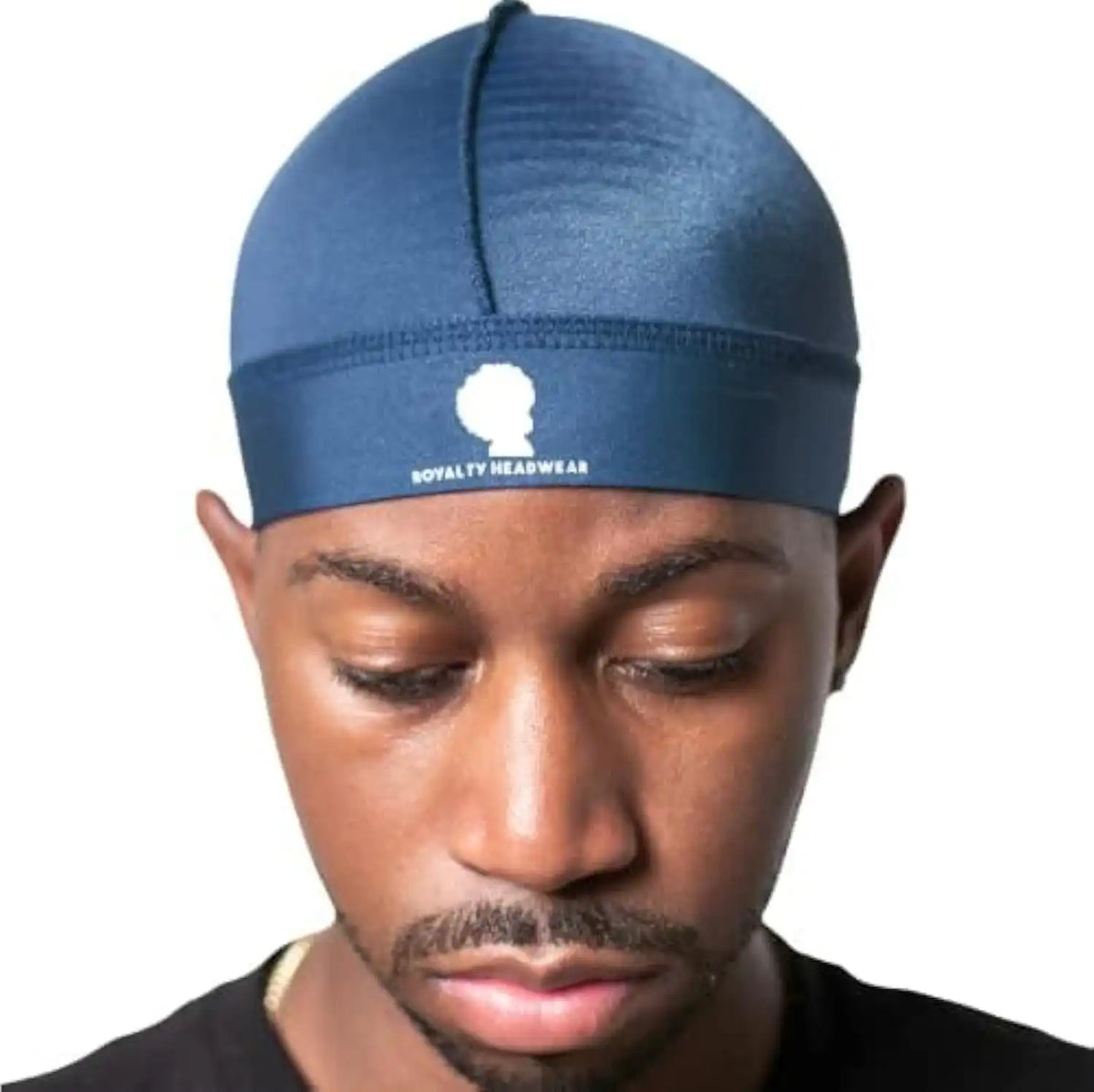 Royalty Headwear Silky Wave Cap for 360, 540 & 720 Waves, Soft Breathable Durag Skull Cap Beanie for Men Main image