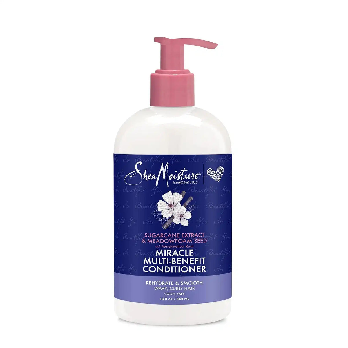 SheaMoisture Silicone Free Conditioner for Dry Hair, Sugarcane and Meadowfoam, Sulfate Free Conditioner, 13 Oz Main image