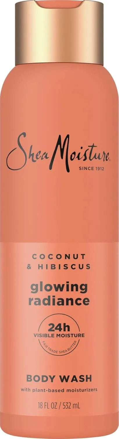 Shea Moisture Coconut Hibiscus Body Wash Glowing Radiance Glowing 18 oz Main image