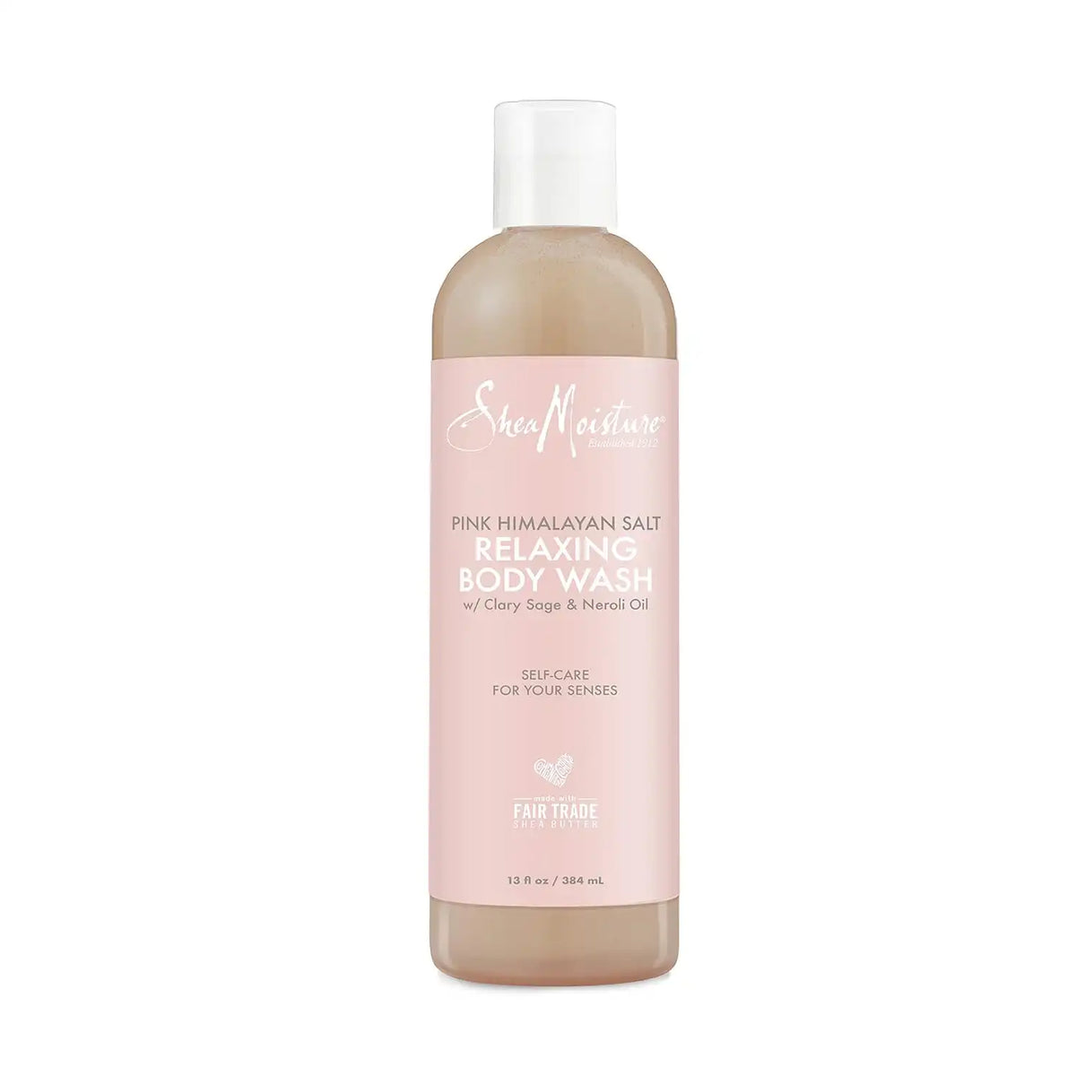 SheaMoisture Relaxing Body Wash All Skin Types Cruelty Free Skin Care Made with Fair Trade Shea Butter, Pink Himalayan Salt, Sage, 13 Ounce Main image