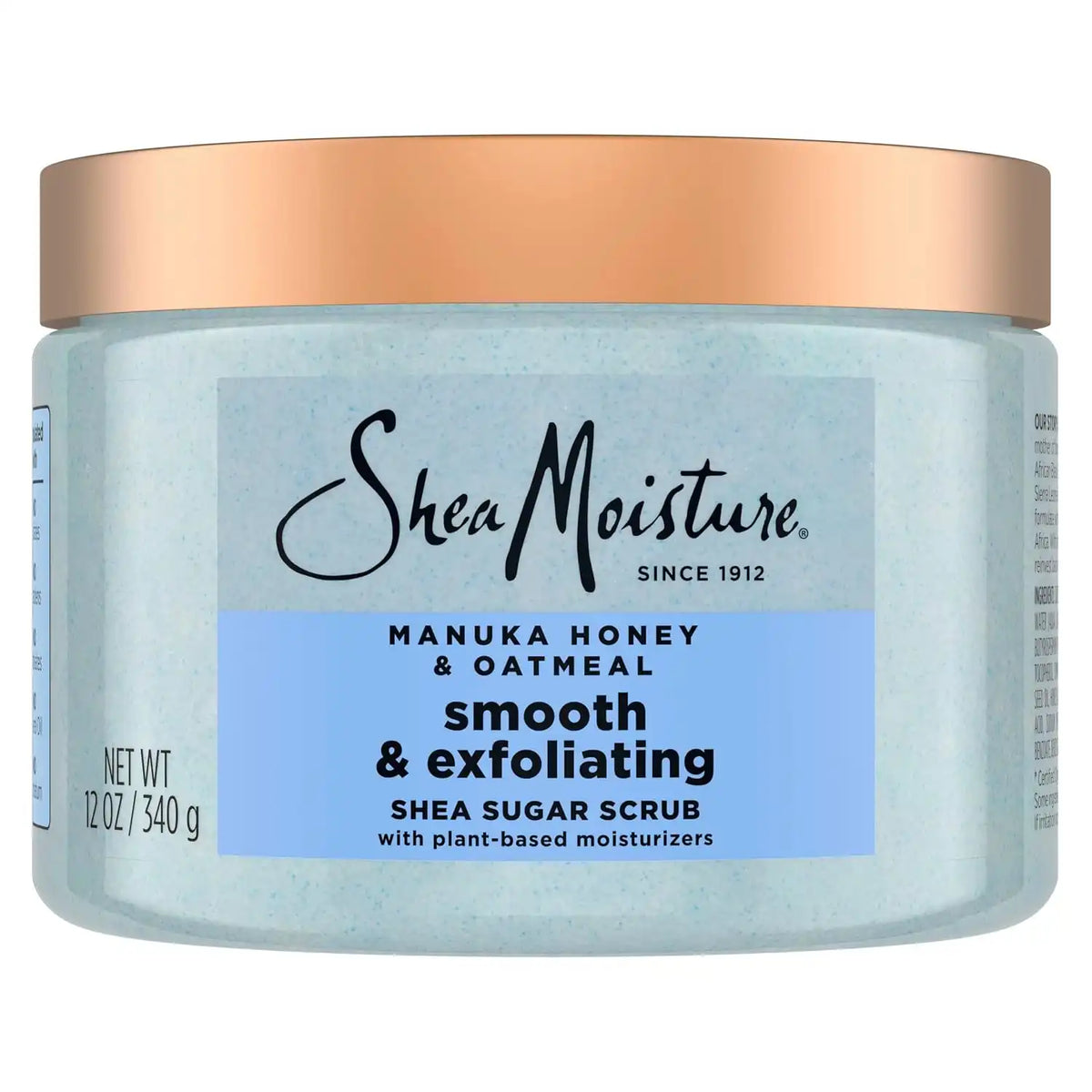 SheaMoisture Shea Sugar Body Scrub Manuka Honey Oatmeal 12 oz Main image