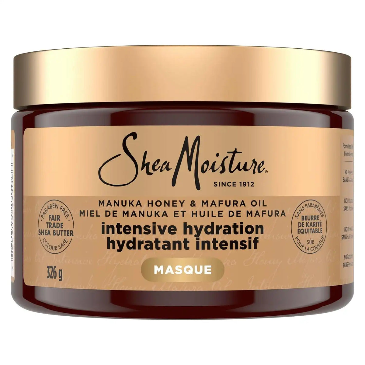 Shea Moisture Intensive Hydration Hair Masque Manuka Honey & Mafura Oil For Dry, Damaged Hair Deep Conditioning_Hair Treatment 11.5 oz (Pack of 12) Main image