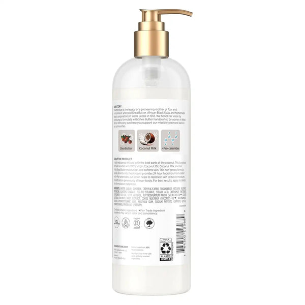 Shea Moisture Daily Hydration Body Lotion with Virgin Coconut Oil 16oz