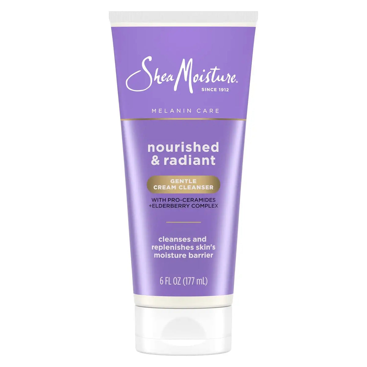 Shea Moisture Melanin Care Gentle Cream Cleanser Nourished & Radiant 6 oz Main image