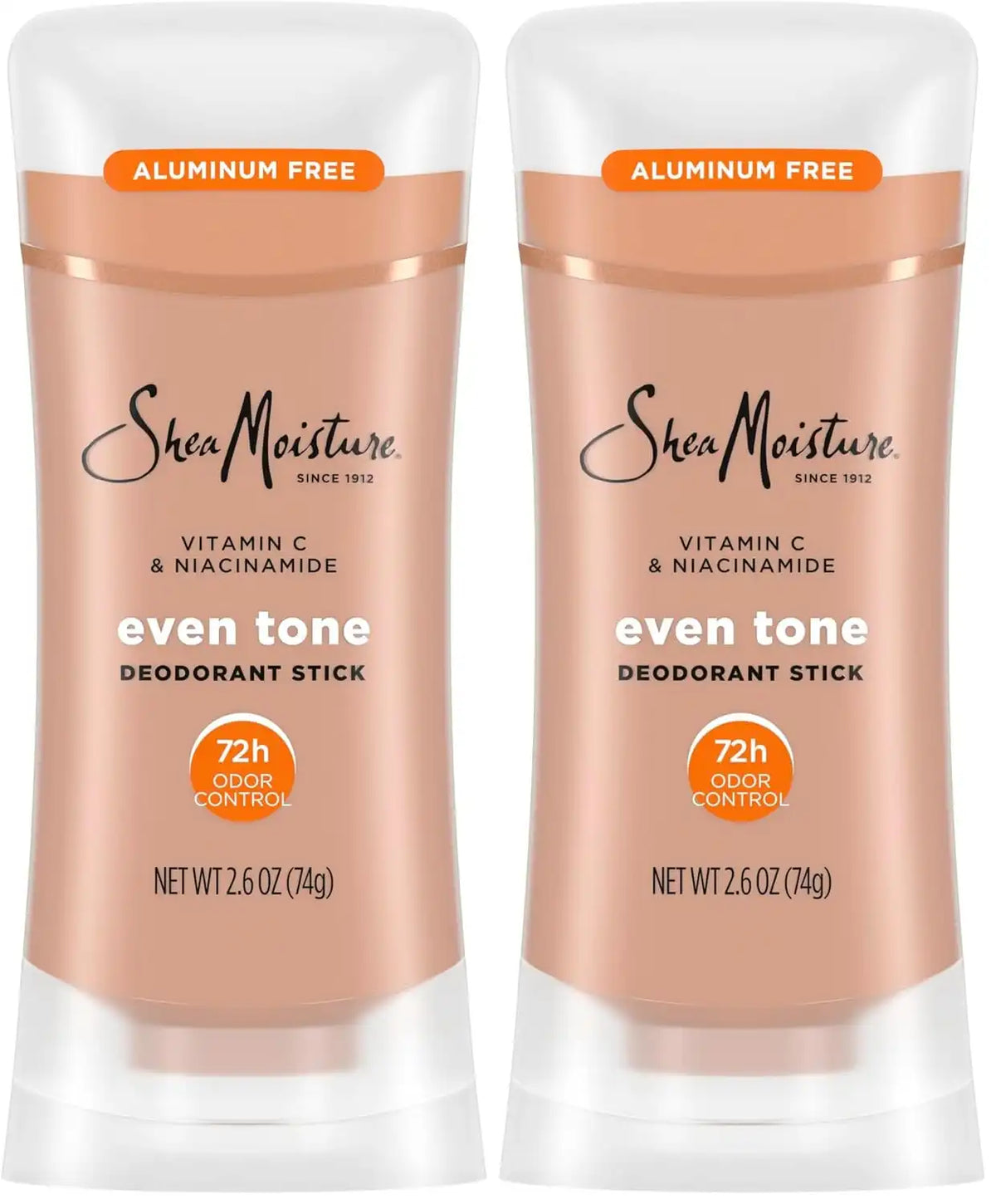 SheaMoisture Deodorant Stick for 72h Odor Control Fresh Aluminum Free 2.6 oz, (Pack of 2) Main image