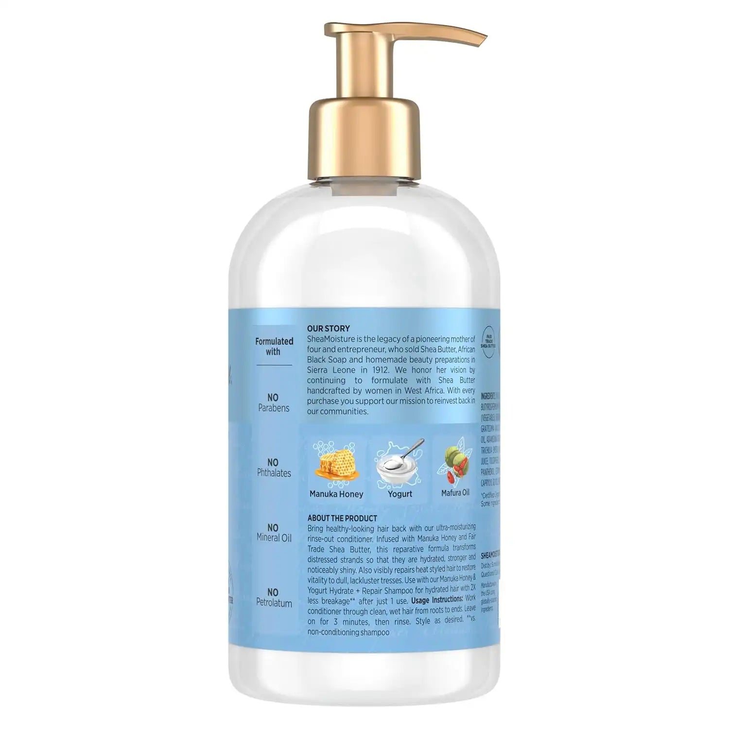 Shea Moisture Manuka Honey & Yogurt Hydrate & Repair Conditioner 13oz Secondary image