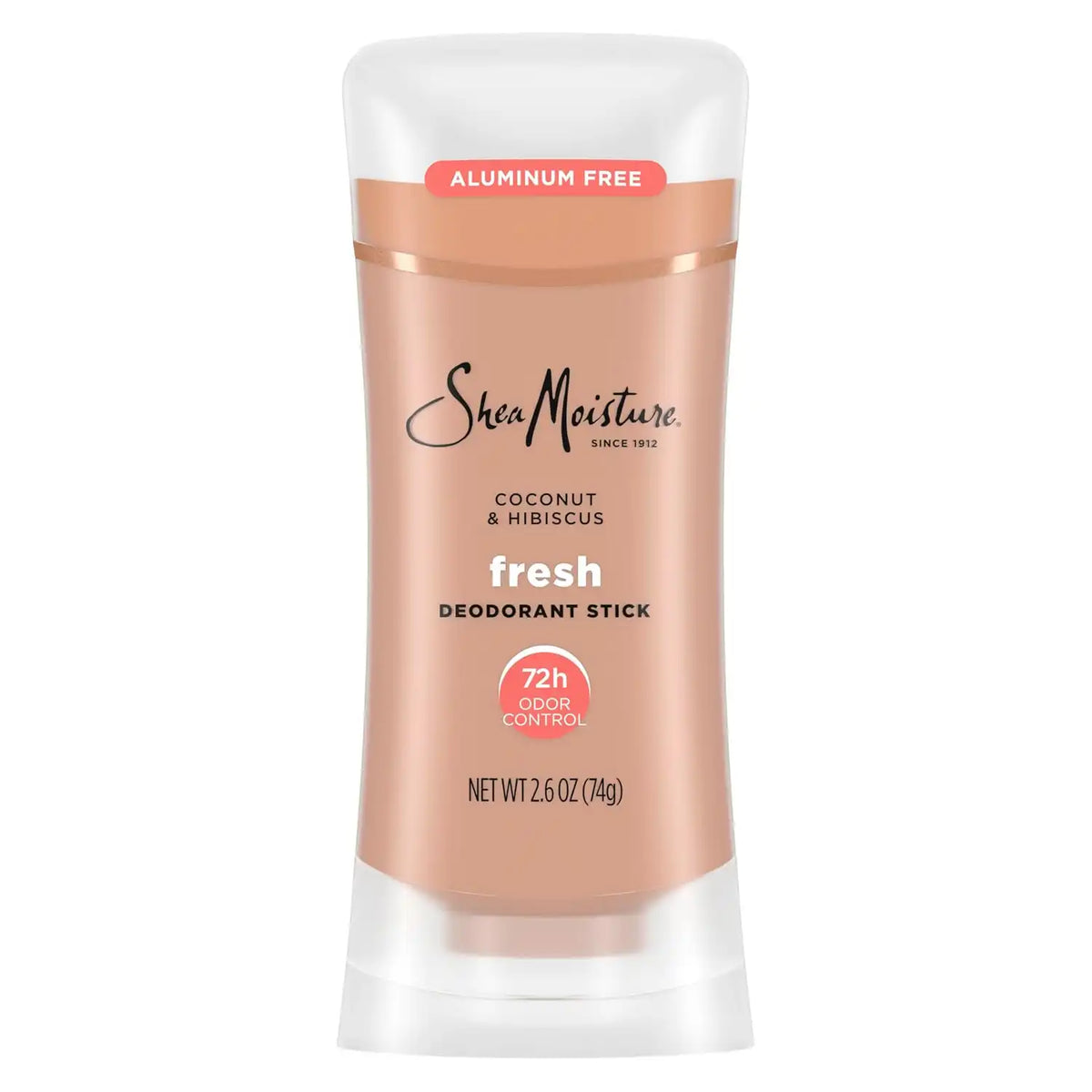 SheaMoisture Deodorant Stick 72h Odor Control Coconut & Hibiscus Fresh Aluminum Free, 2.6 Ounce (Pack of 12) Main image