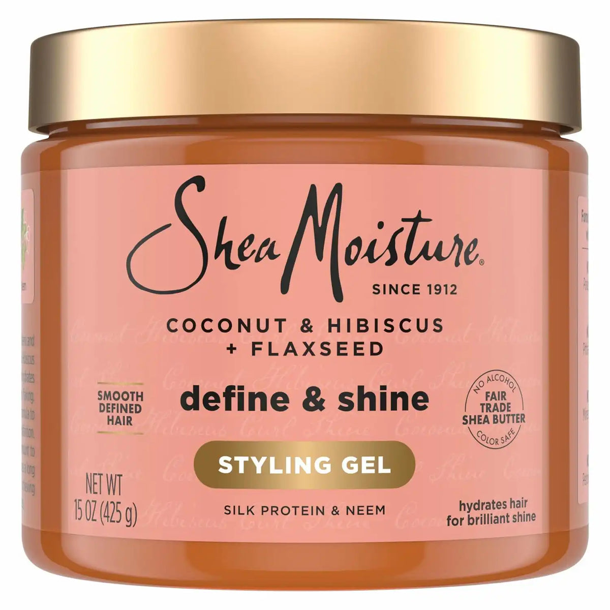 Shea Moisture Coconut & Hibiscus Define & Shine Styling Gel 15oz Main image