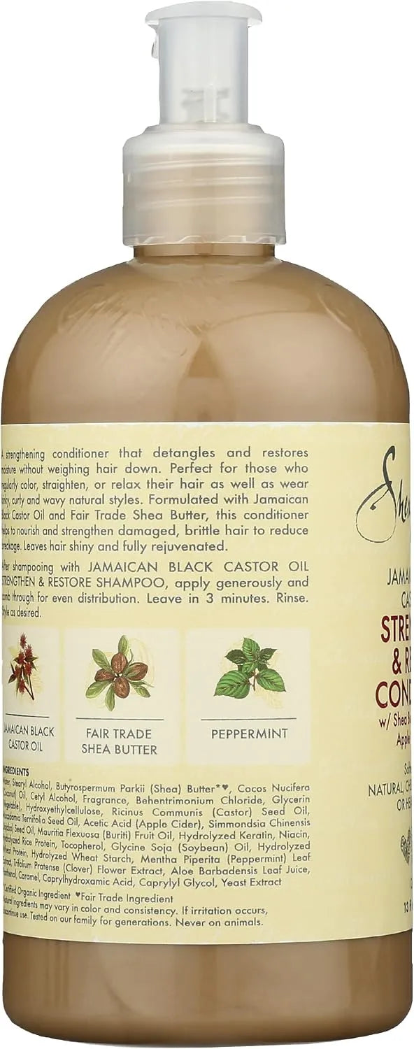 Shea Moisture Jamaican Black Castor Oil Conditioner 13oz Secondary image