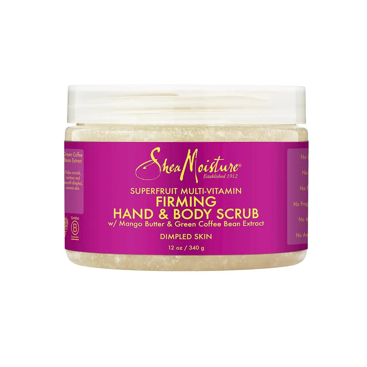 SheaMoisture Hand & Body Exfoliator SuperFruit Complex Exfoliating Scrub for Dry Skin with Shea Butter 12 oz Main image