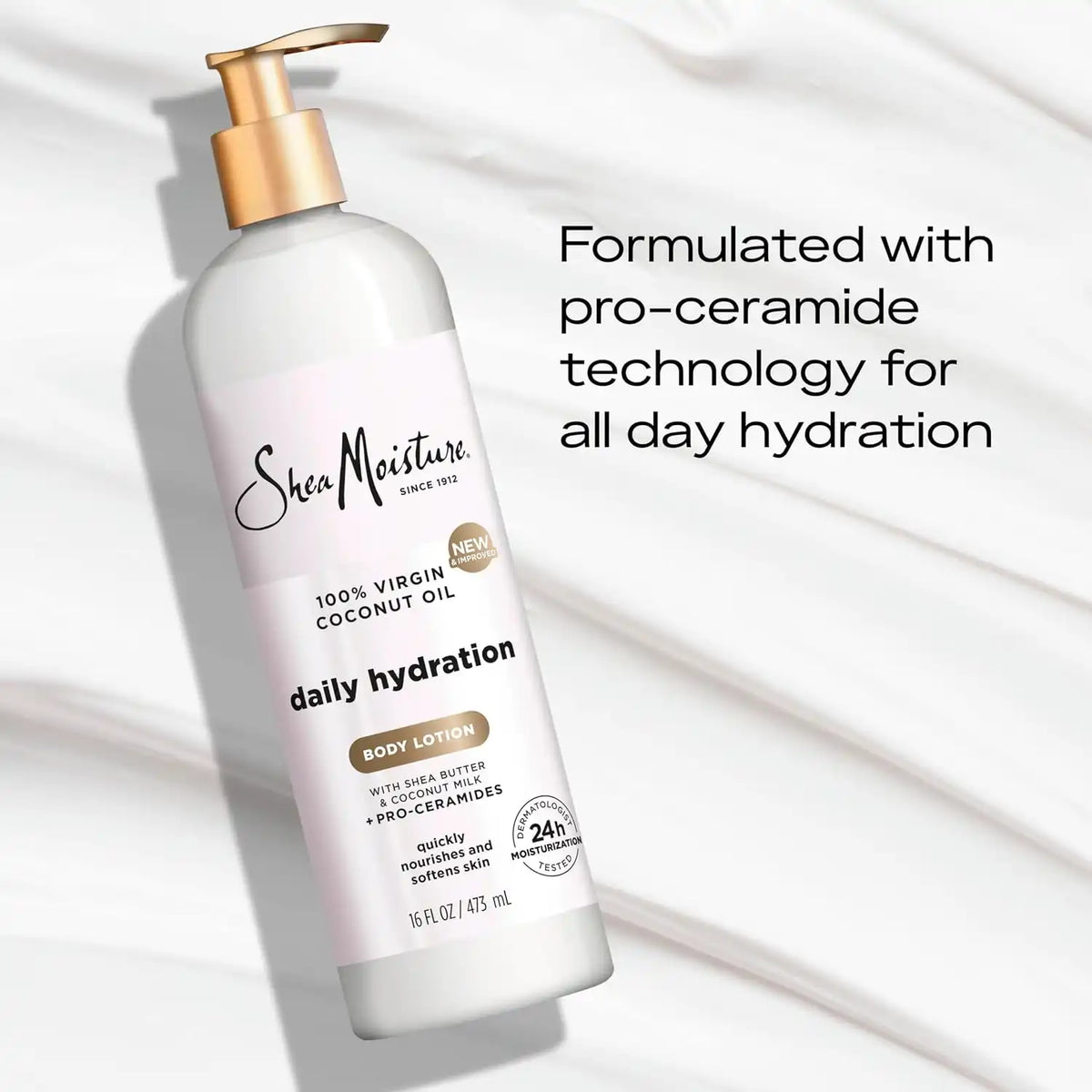 Shea Moisture Daily Hydration Body Lotion with Virgin Coconut Oil 16oz