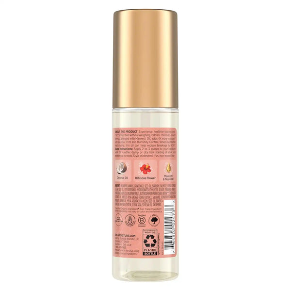Shea Moisture Coconut & Hibiscus Smooth & Shine Oil Coconut & Hibiscus Softens And Hydrates Hair With Manketti And_Coconut Oil For A Lightweight Texture 3.3 Fl Oz (Pack of 6)