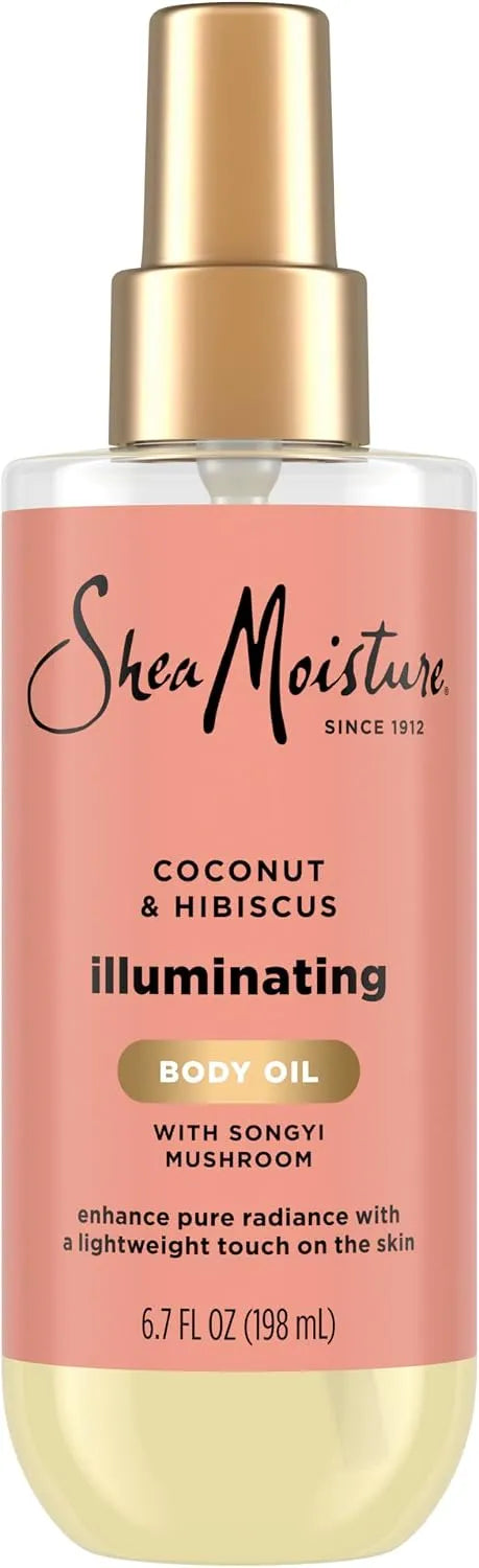 Shea Moisture Coconut & Hibiscus Illuminating Body Oil 6.7oz Main image