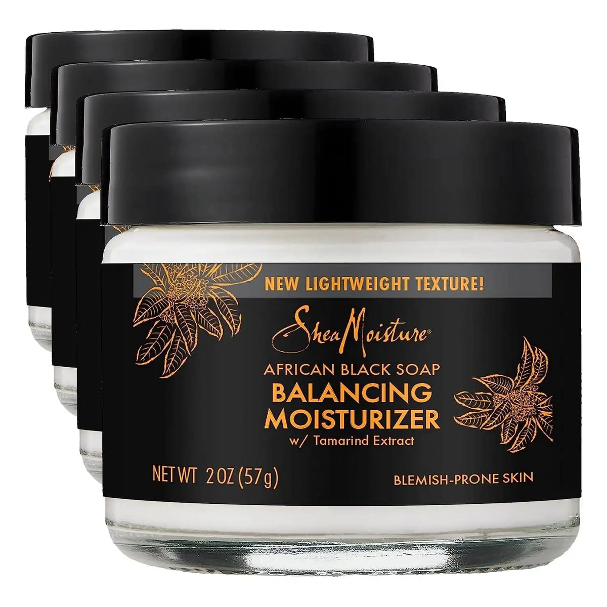 SheaMoisture Balancing Moisturizer for Dry Skin African Black Soap with Shea Butter 2 oz (Pack of 4) Main image