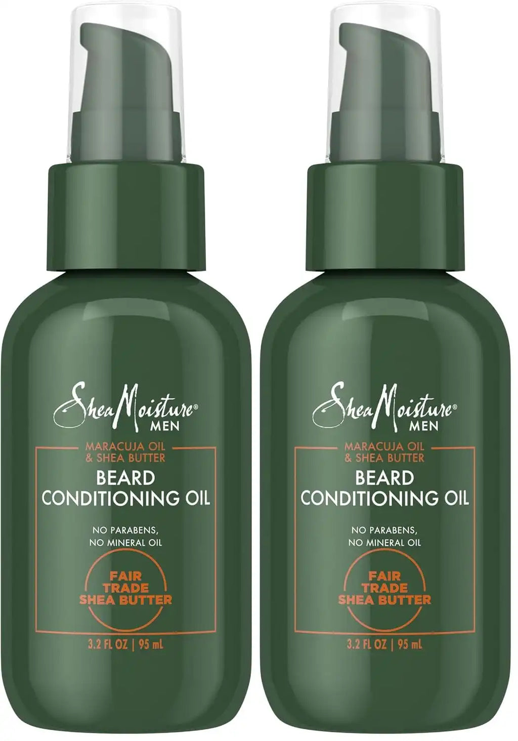 SheaMoisture Beard Conditioning Oil for a Full Beard Maracuja Oil and Shea Butter to Moisturize and Soften 3.2 oz,(Pack of 2)