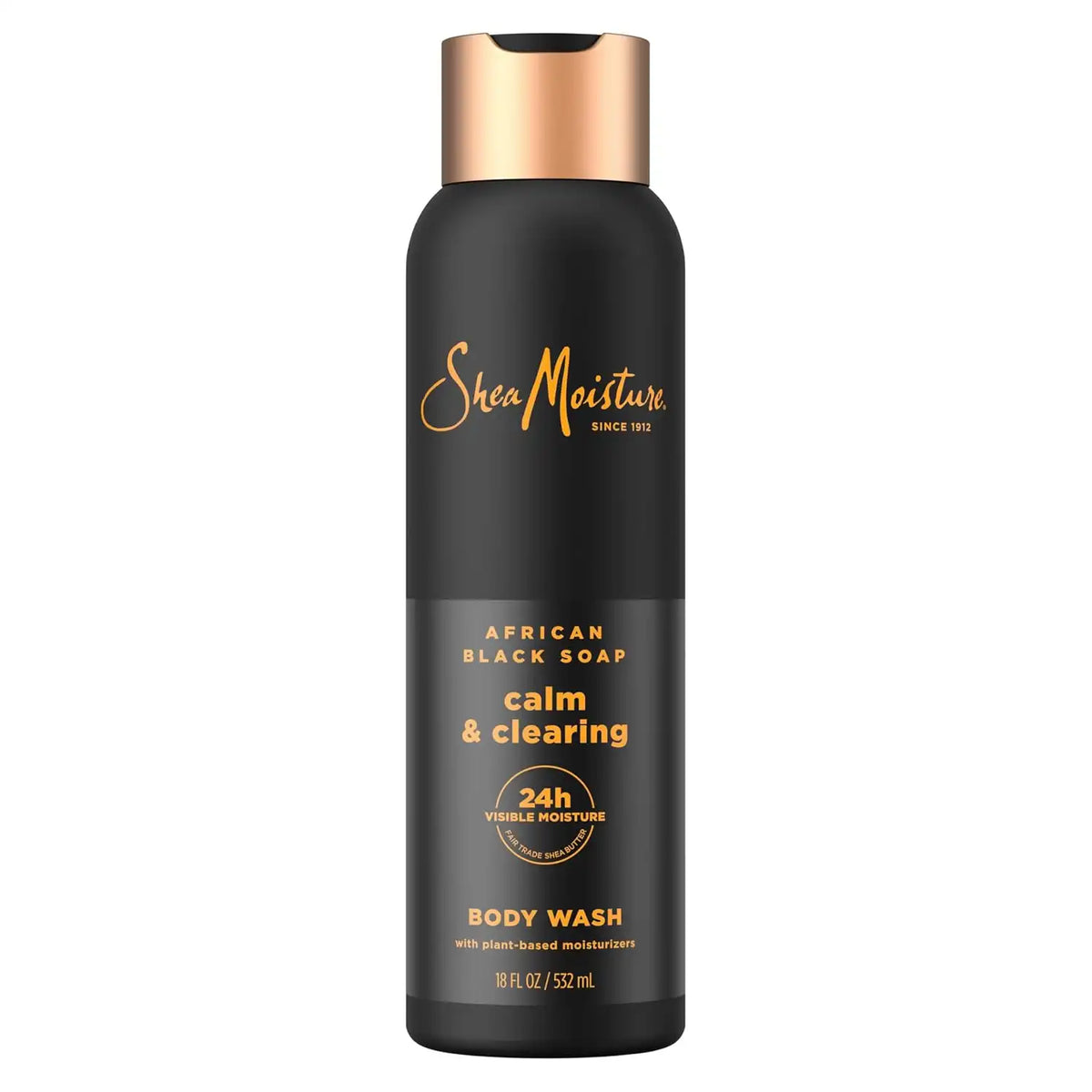 SheaMoisture African Black Soap Body Wash Calm and clearing body wash 18 Oz Main image