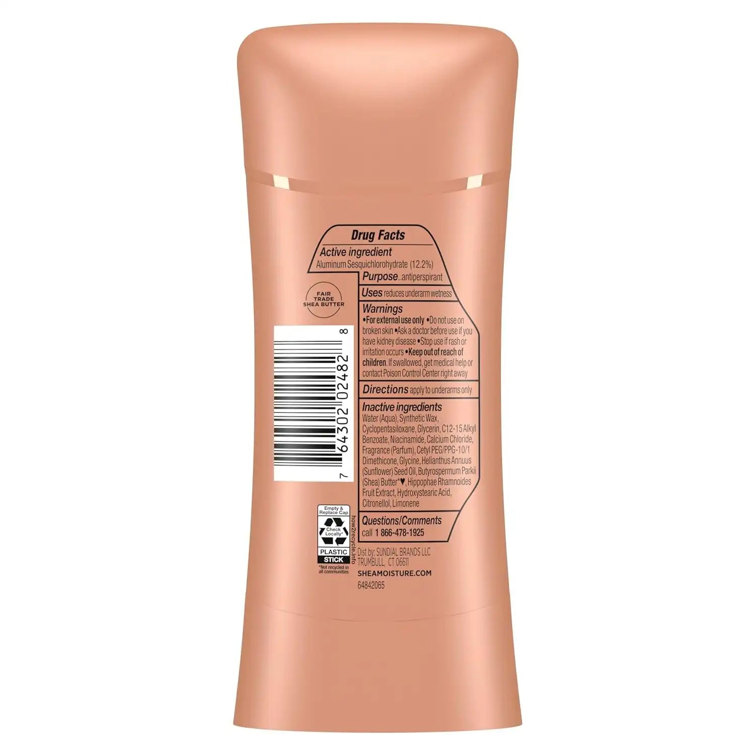 SheaMoisture Antiperspirant Deodorant Stick Even Tone Vitamin C & Niacinamide 2 Count for 48HR Sweat & Odor Protection with No Parabens & No Mineral Oil 2.6 oz Secondary image