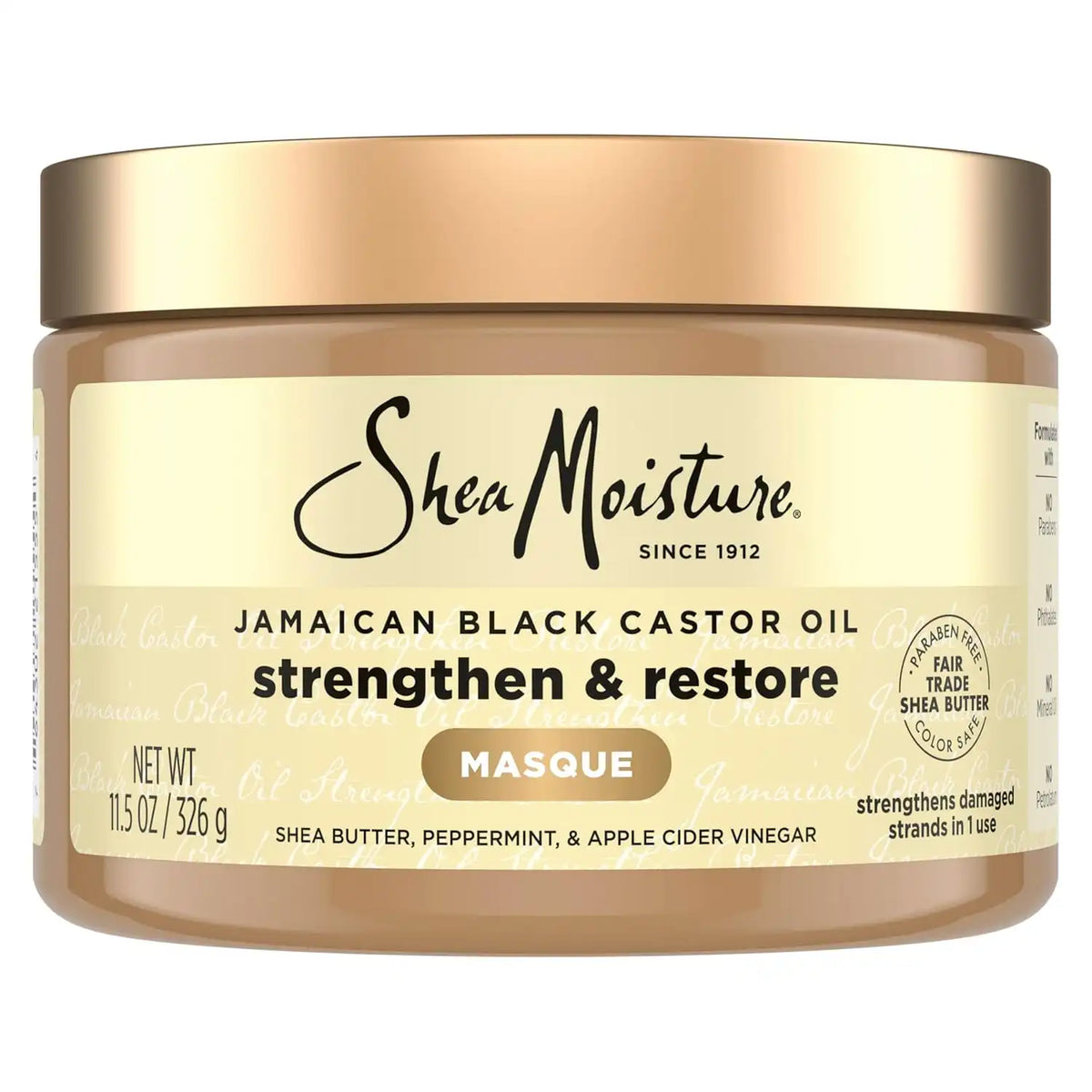 Shea Moisture Jamaican Black Castor Oil Treatment Masque 11.5 Ounce (Pack of 12) Main image