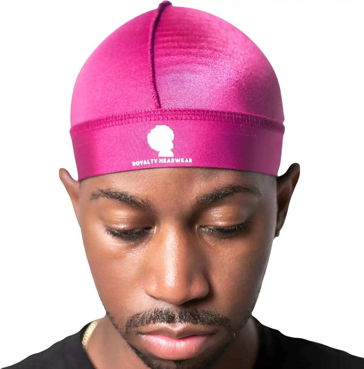 Royalty Headwear Silky Wave Cap for 360, 540 & 720 Waves, Soft Breathable Durag Skull Cap Beanie for Men Main image