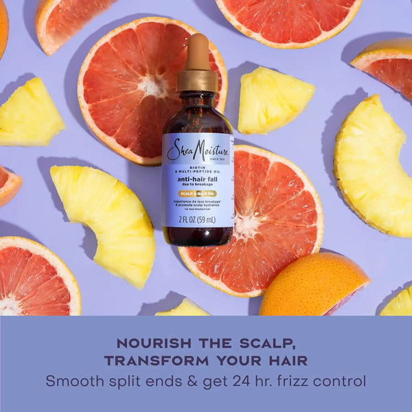 Shea Moisture Anti-Hair Fall Scalp & Hair Oil with Biotin 2oz