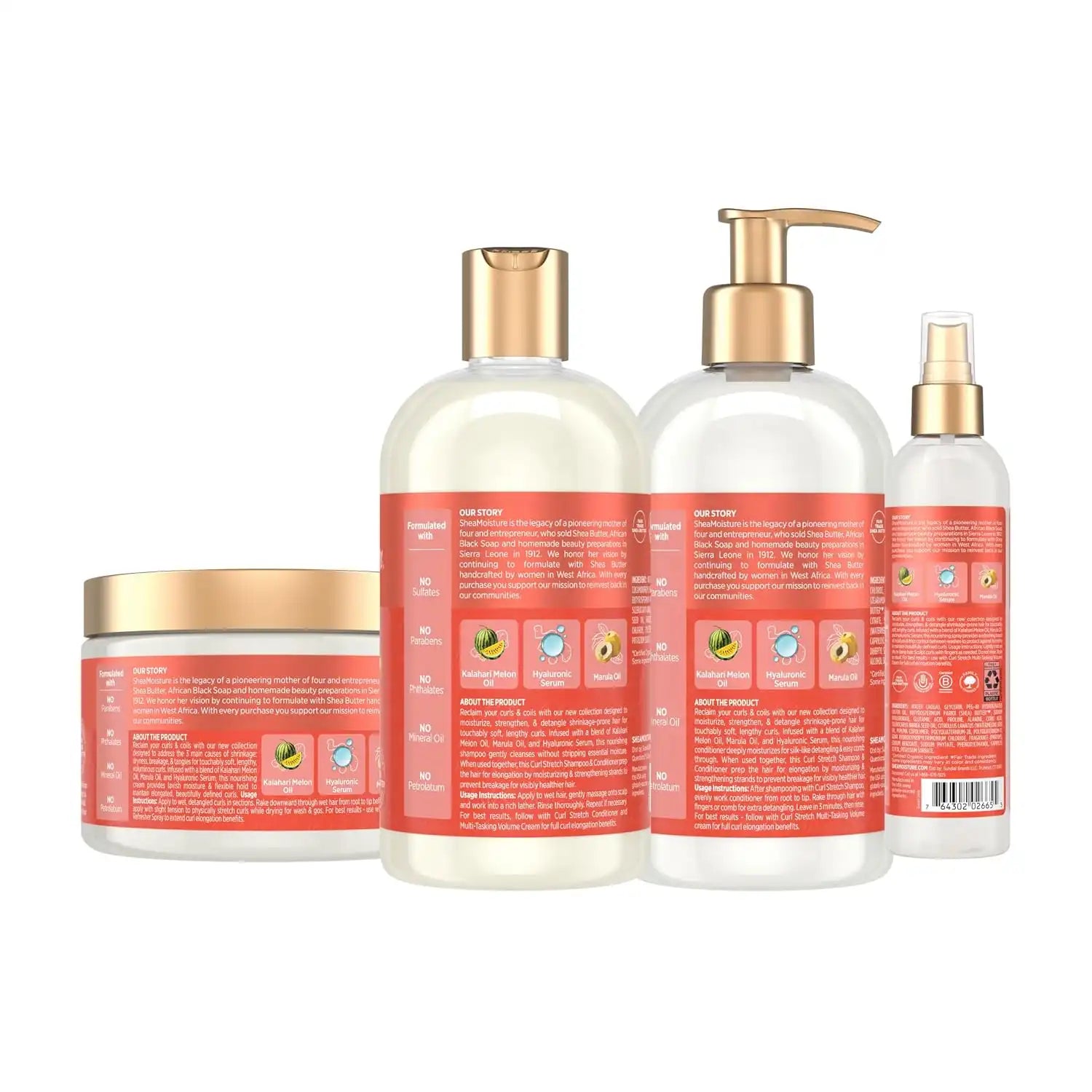 Shea Moisture Curl Stretch Hair Care System 4-Pack Secondary image