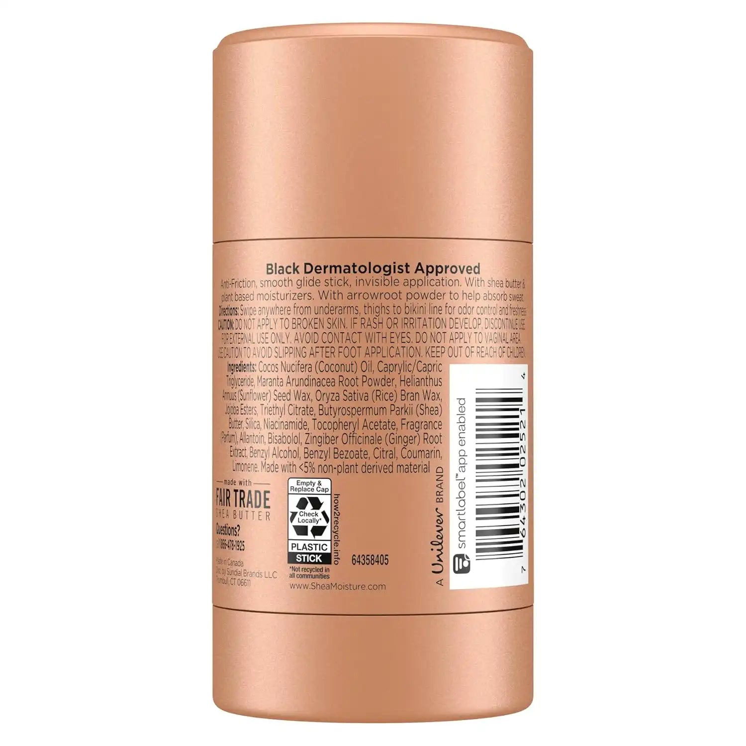 SheaMoisture Invisible Deo Stick Coconut & Hibiscus 3count Whole Body Plant Based, No Aluminum 2.6 oz Secondary image