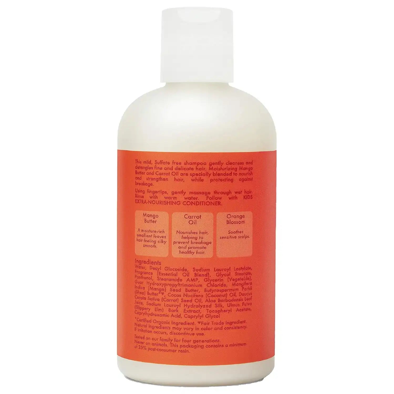Shea Moisture Kids Shampoo Mango & Carrot Extra Nourishing 8oz Secondary image