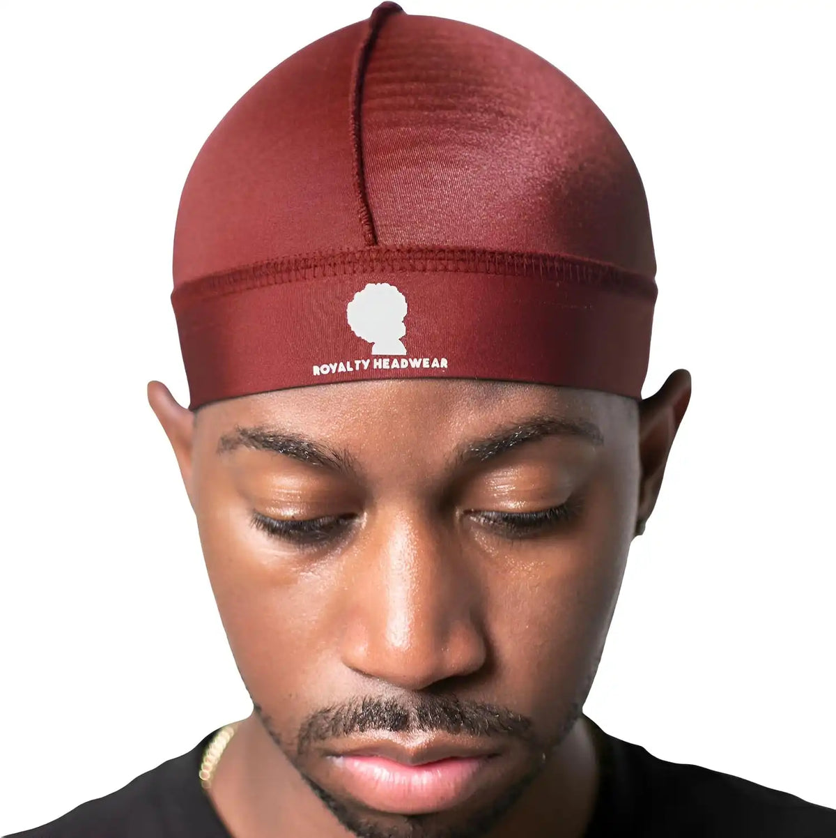 Royalty Headwear Silky Wave Cap for 360, 540 & 720 Waves, Soft Breathable Durag Skull Cap Beanie for Men Main image
