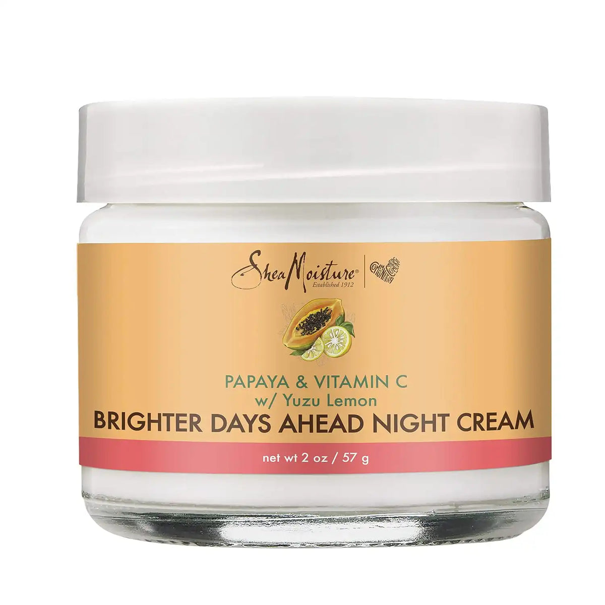 SheaMoisture Night Cream for Dull & Uneven Skin, Papaya and Vitamin C Moisturizer, 2 Oz Main image