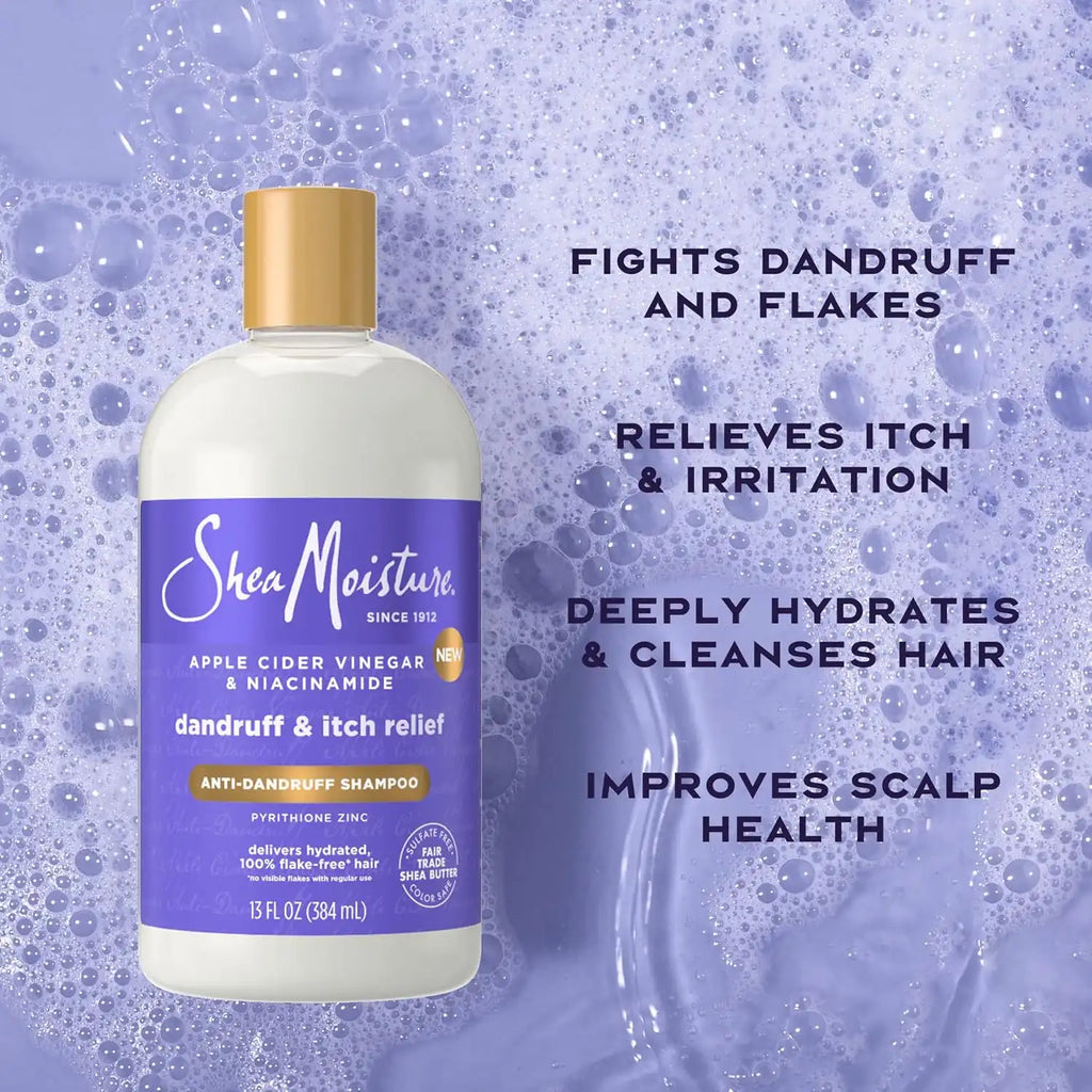 Shea Moisture Anti-Dandruff Shampoo Apple Cider Vinegar & Niacinamide 13oz